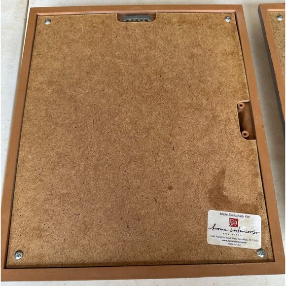 Set of 2 Magnolia Floral Print Home Interiors Framed Wall Art Decor 10 x 12.5" - Picture 6 of 10